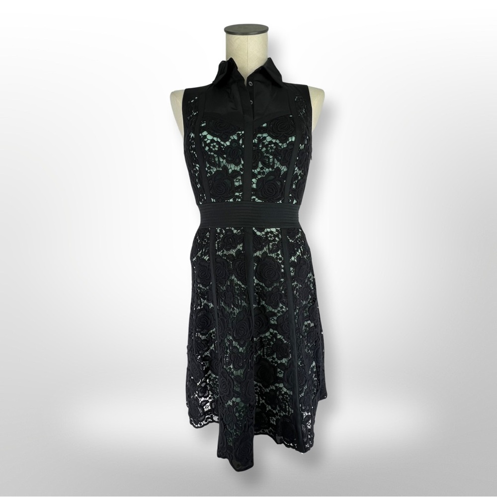 Karen Millen Crochet Fit and Flare Dress size 4